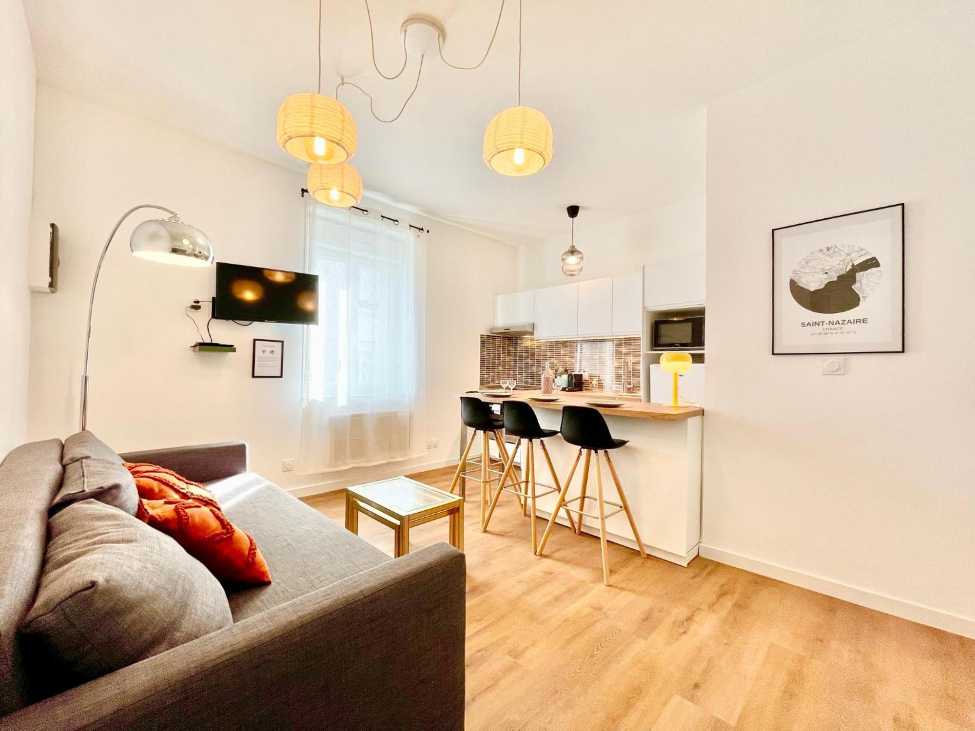 Le Maine, Proche Gare Apartment Saint-Nazaire  Luaran gambar
